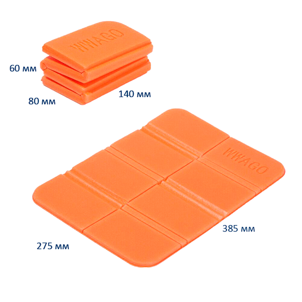 Складной мини каремат Orange f00048 фото