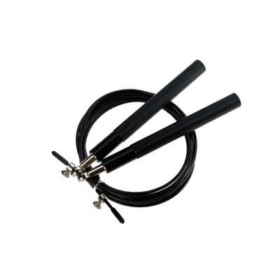 Скакалка швидкісна Fitnex Black металева з підшипниками f00001 фото
